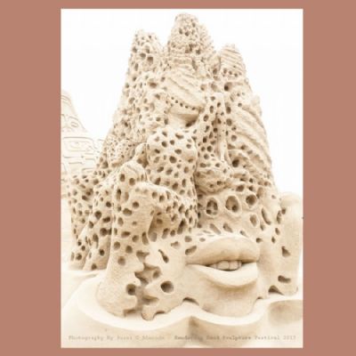 Sandskulptur/ svamp 